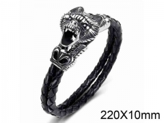 HY Wholesale Jewelry Animal Style Bracelets (Leather)-HY0018B057
