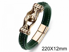 HY Wholesale Jewelry Animal Style Bracelets (Leather)-HY0018B110