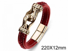 HY Wholesale Jewelry Animal Style Bracelets (Leather)-HY0018B112