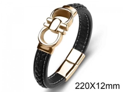 HY Wholesale Jewelry Fashion Bracelets (Leather)-HY0018B142