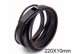 HY Wholesale Jewelry Fashion Bracelets (Leather)-HY0018B024