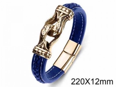 HY Wholesale Jewelry Animal Style Bracelets (Leather)-HY0018B111