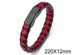 HY Wholesale Jewelry Fashion Bracelets (Leather)-HY0018B002