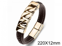 HY Wholesale Jewelry Fashion Bracelets (Leather)-HY0018B207