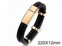 HY Wholesale Jewelry Fashion Bracelets (Leather)-HY0018B053