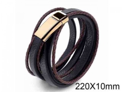 HY Wholesale Jewelry Fashion Bracelets (Leather)-HY0018B023
