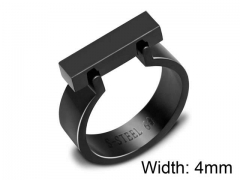 HY Jewelry Wholesale Stainless Steel 316L Popular Rings-HY0021R007