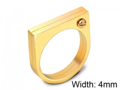 HY Wholesale Titanium Steel CZ/Stone Rings-HY0021R097