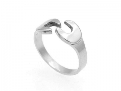 HY Jewelry Wholesale Stainless Steel 316L Hollow Rings-HY0041R0047
