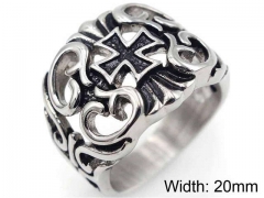 HY Jewelry Wholesale Stainless Steel 316L Religion Rings-HY0019R0030