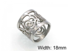 HY Jewelry Wholesale Stainless Steel 316L Hollow Rings-HY0041R0134