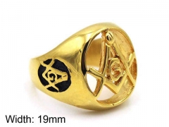 HY Jewelry Wholesale Stainless Steel 316L Religion Rings-HY0019R0118