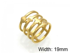 HY Jewelry Wholesale Stainless Steel 316L Hollow Rings-HY0041R0067
