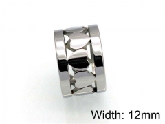 HY Jewelry Wholesale Stainless Steel 316L Hollow Rings-HY0041R0079