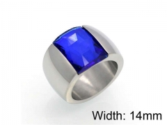HY Jewelry Wholesale Stainless Steel 316L CZ/Stone Rings-HY0041R0024