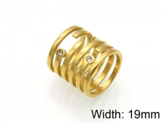 HY Jewelry Wholesale Stainless Steel 316L Hollow Rings-HY0041R0112