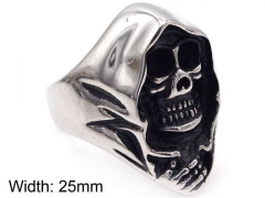 HY Jewelry Wholesale Stainless Steel 316L Skull Rings-HY0019R0145