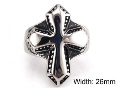 HY Jewelry Wholesale Stainless Steel 316L Religion Rings-HY0019R0035