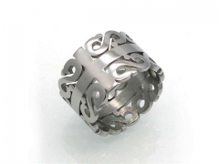 HY Jewelry Wholesale Stainless Steel 316L Hollow Rings-HY0041R0127