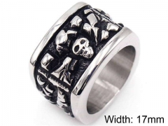 HY Jewelry Wholesale Stainless Steel 316L Skull Rings-HY0019R0051
