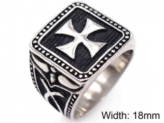 HY Jewelry Wholesale Stainless Steel 316L Religion Rings-HY0019R0136