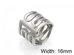 HY Jewelry Wholesale Stainless Steel 316L Hollow Rings-HY0041R0154