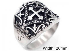 HY Jewelry Wholesale Stainless Steel 316L Religion Rings-HY0019R0002