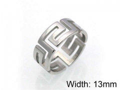HY Jewelry Wholesale Stainless Steel 316L Hollow Rings-HY0041R0042