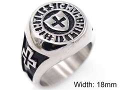 HY Jewelry Wholesale Stainless Steel 316L Religion Rings-HY0019R0033