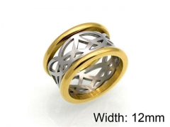 HY Jewelry Wholesale Stainless Steel 316L Hollow Rings-HY0041R0151
