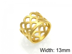 HY Jewelry Wholesale Stainless Steel 316L Hollow Rings-HY0041R0033