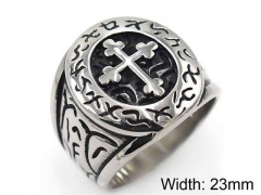 HY Jewelry Wholesale Stainless Steel 316L Religion Rings-HY0019R0060