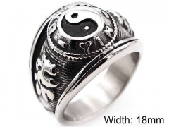 HY Jewelry Wholesale Stainless Steel 316L Religion Rings-HY0019R0110