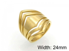 HY Jewelry Wholesale Stainless Steel 316L Hollow Rings-HY0041R0069