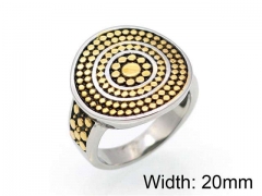 HY Jewelry Wholesale Stainless Steel 316L Popular Rings-HY0041R0074