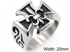 HY Jewelry Wholesale Stainless Steel 316L Religion Rings-HY0019R0004