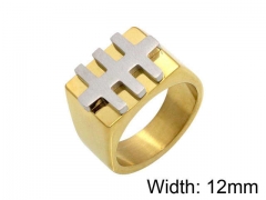 HY Jewelry Wholesale Stainless Steel 316L Popular Rings-HY0041R0136