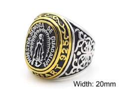 HY Jewelry Wholesale Stainless Steel 316L Religion Rings-HY0019R0098