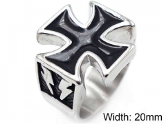 HY Jewelry Wholesale Stainless Steel 316L Religion Rings-HY0019R0100