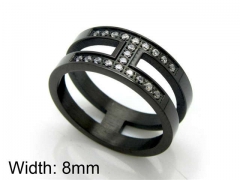HY Jewelry Wholesale Stainless Steel 316L CZ/Stone Rings-HY0041R0144