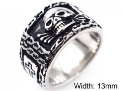 HY Jewelry Wholesale Stainless Steel 316L Skull Rings-HY0019R0072