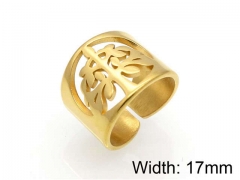 HY Jewelry Wholesale Stainless Steel 316L Hollow Rings-HY0041R0043