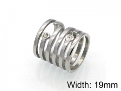 HY Jewelry Wholesale Stainless Steel 316L Hollow Rings-HY0041R0113