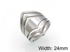 HY Jewelry Wholesale Stainless Steel 316L Hollow Rings-HY0041R0070