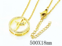 HY Wholesale Popular CZ Necklaces-HY54N0280HJS