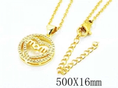 HY Wholesale Popular CZ Necklaces-HY54N0276OE
