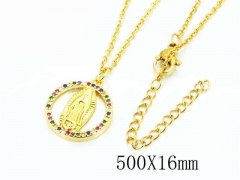 HY Wholesale Popular CZ Necklaces-HY54N0240HHW