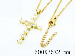 HY Wholesale Popular CZ Necklaces-HY54N0274PL