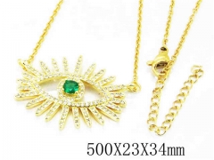 HY Wholesale Popular CZ Necklaces-HY54N0287HJV