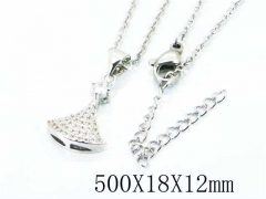 HY Wholesale Popular CZ Necklaces-HY54N0247NL
